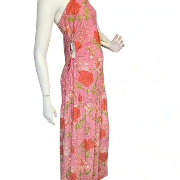 Hansen & Gretel Mood Ring Asymmetric Floral Print Dresss Size XL.  #92 - Picture 9 of 15